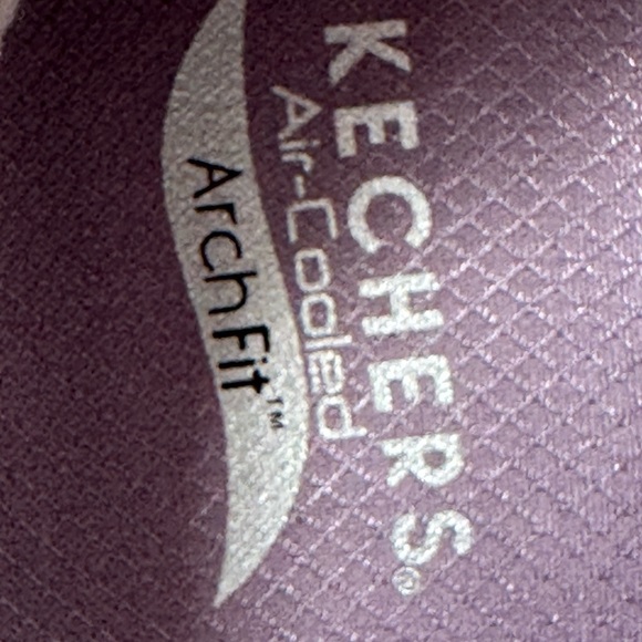 Pink Skechers Arch Fit Arcade Tennis Shoes - Picture 8 of 12